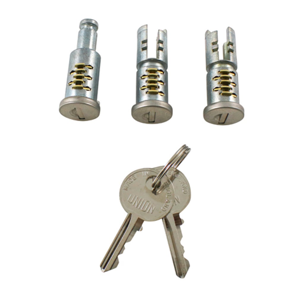 Lock cylinder set door and trunk for Volvo Amazon Kombi