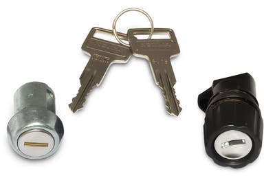 Glove box lock set for Volvo 240 USA, floor hatch for Volvo 245, 1981-