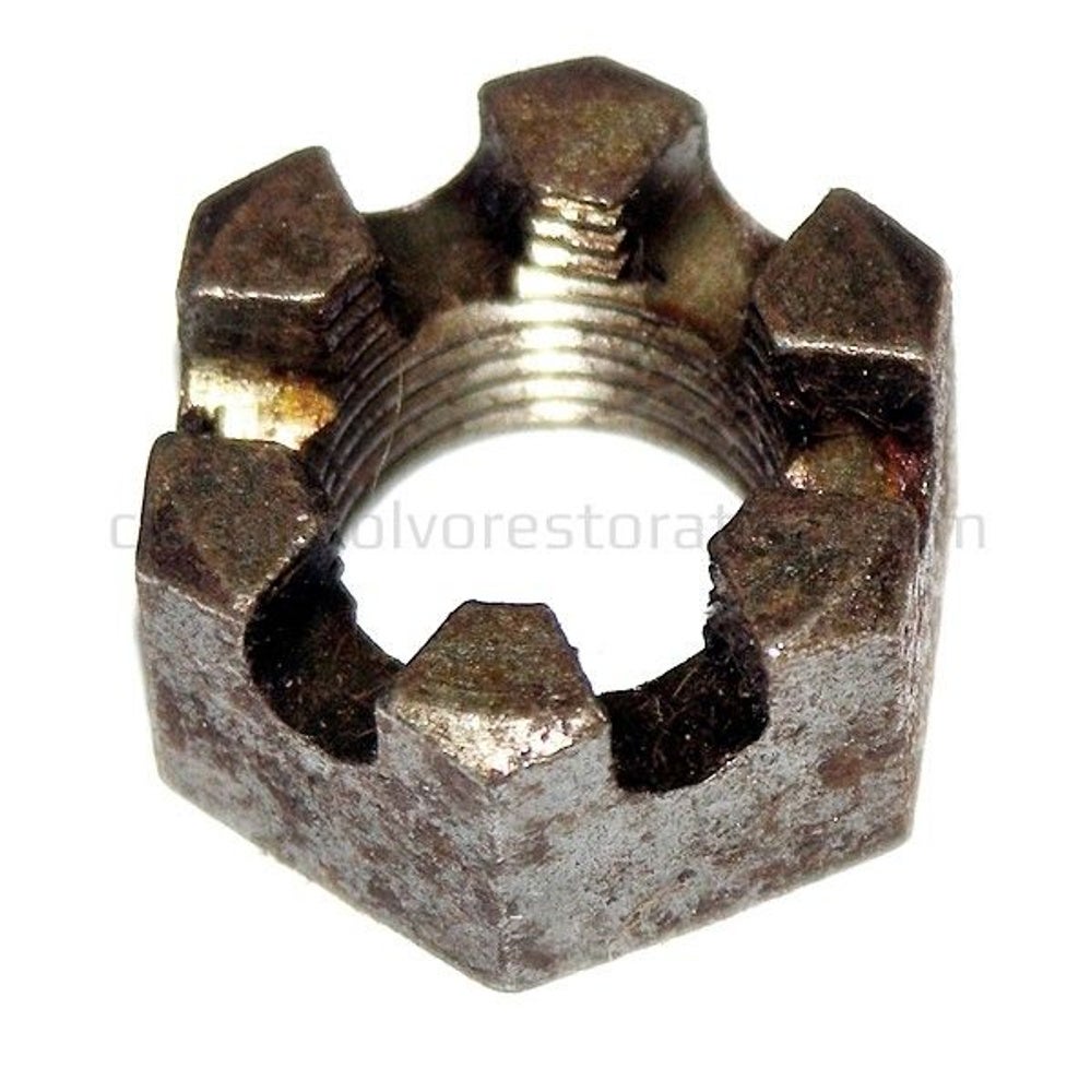 Crown nut UNF 5/8-18x9/16" (14 mm) front brakes for Volvo Amazon, Amazon Kombi