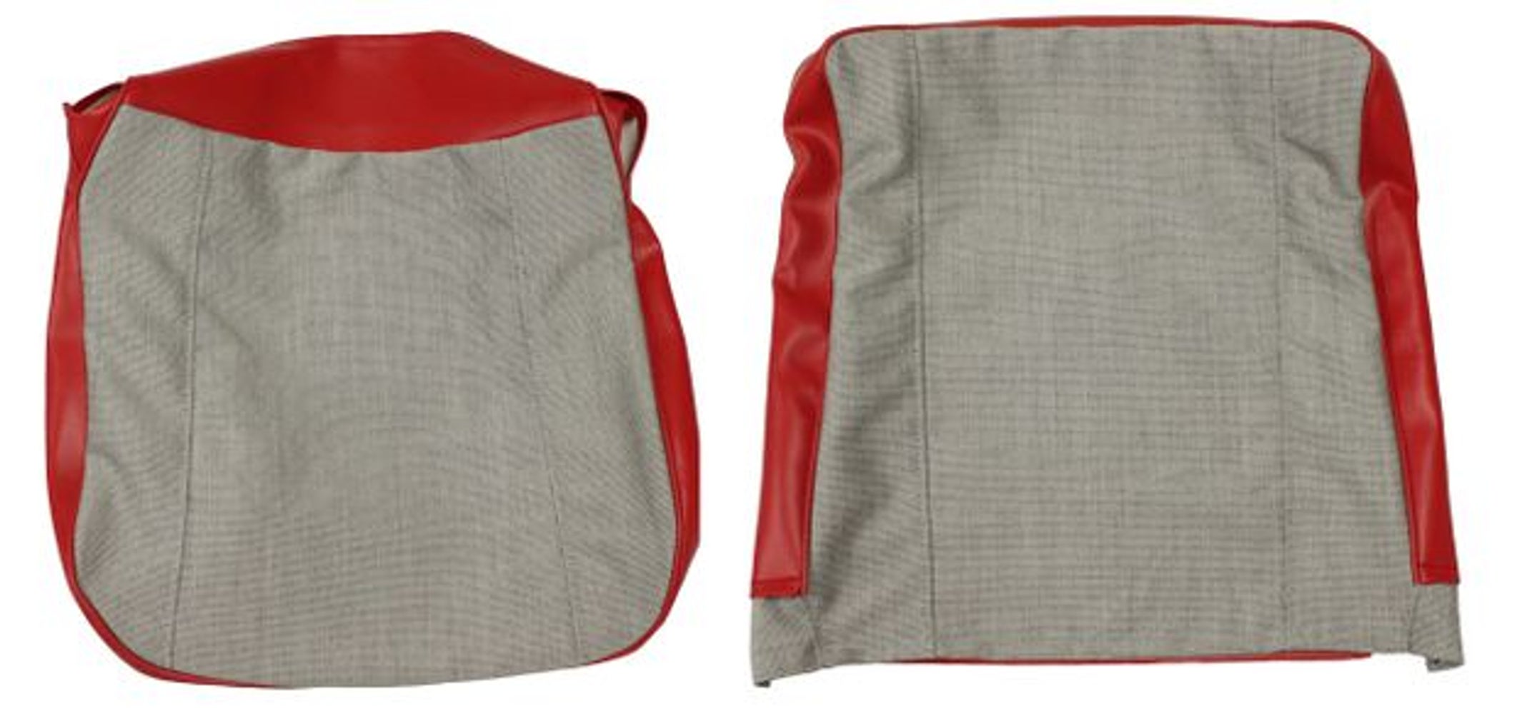 Upholstery Front seat for Volvo PV544B 1960-61 Favorit red/gray