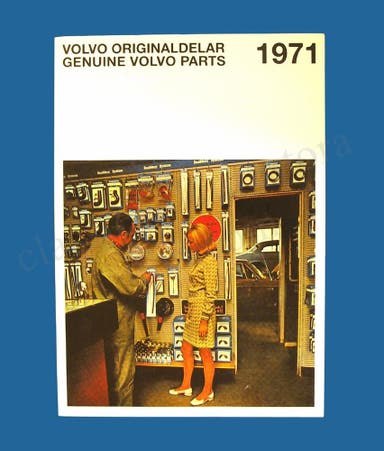 Spare parts catalog for Volvo PV544, Duett, Amazon, 140, 164 1962-71, Swedish