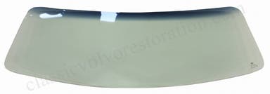 Windshield for Volvo Amazon green/blue upper edge