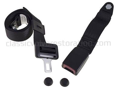 Rear seat belt 2-point