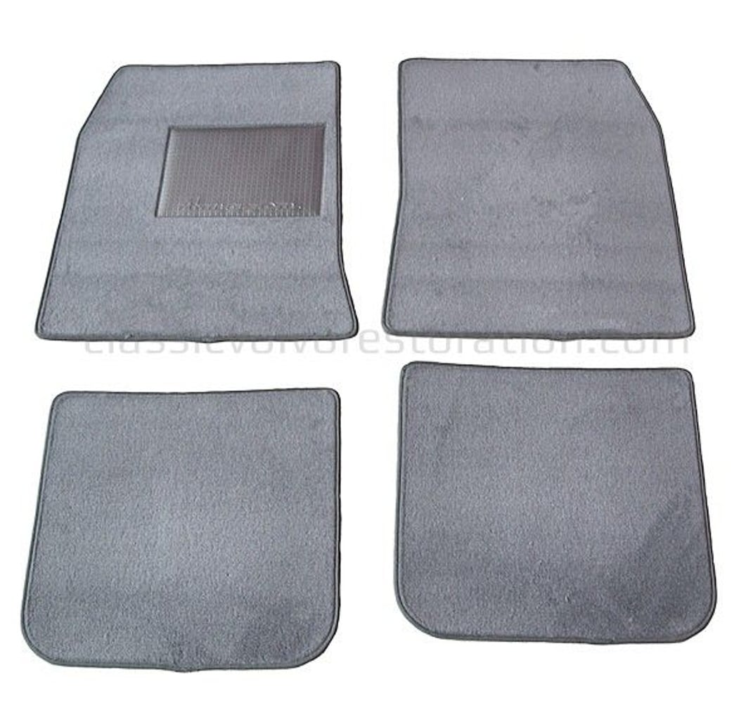 Carpet set Accessories for Volvo Amazon 1962-70, gray textile — bild 2 av 2