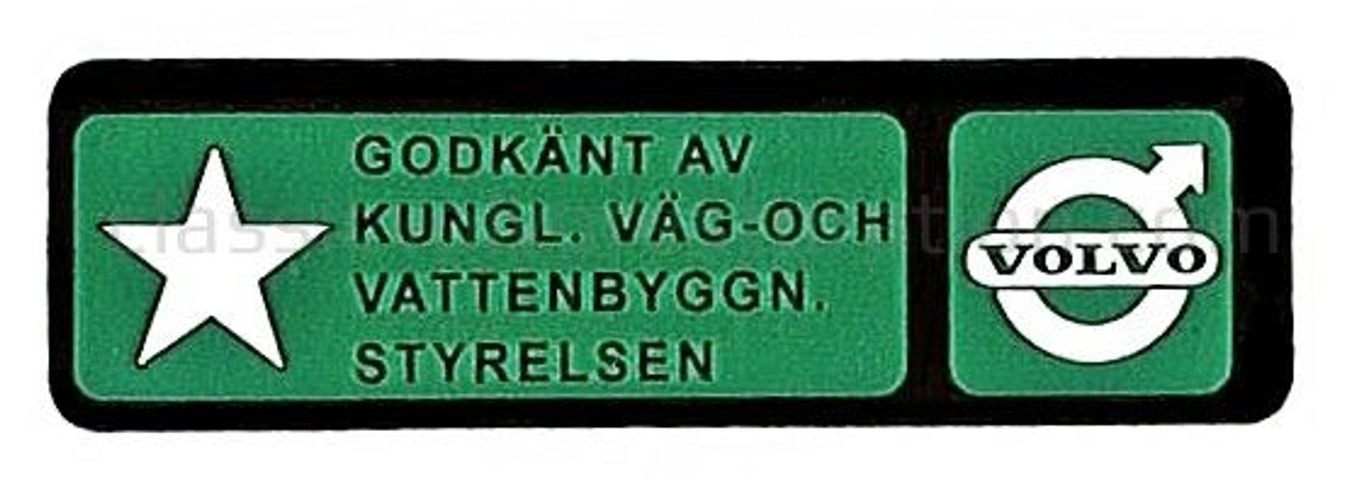 Seat belt sticker — bild 2 av 2