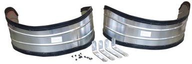 Rear inner fenders for Volvo 140 aluminum "Lokari" 1967-72