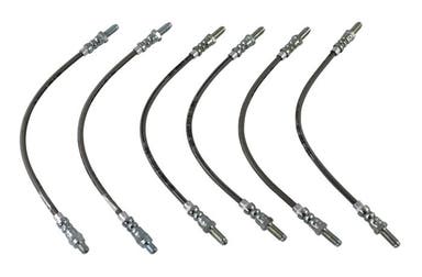 Brake hose set for Volvo Amazon, 1800, B20, metal braided